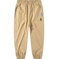 【单件】小象汉姆童装男童长裤薄儿童休闲裤春夏装裤子 黑色