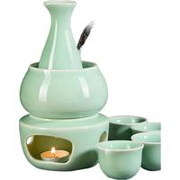 PAKCHOICE温酒器烫酒壶暖酒壶家用黄酒温酒壶中式复古温酒器套装