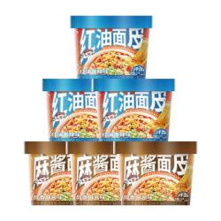 班干部 红油面皮+麻酱面皮组合*6桶 整箱