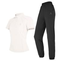 骆驼 CAMEL【吸湿速干两件套】运动套装女2025春夏透气跑步瑜伽套装