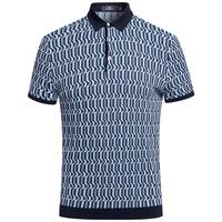 七匹狼七匹狼短袖T恤男士翻领短T夏季商务休闲上衣男装 101(藏青) L 170/88A