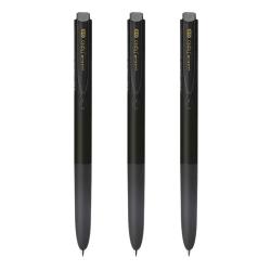 uni UMN-155 低阻尼按动 0.5mm 黑色中性笔 3支