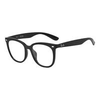 雷朋(Ray.Ban)近视眼镜框 时尚简约大框魅力眼镜架 0RX4379VD 仅单框不含镜片 2000-黑色镜框-尺寸53