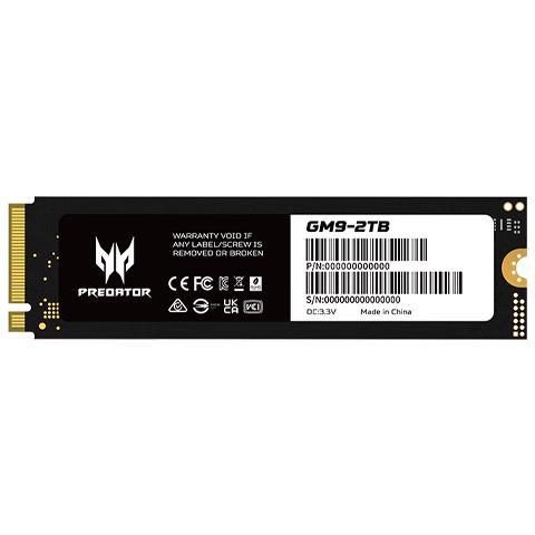 PREDATOR NVMe PCIe 5.0读速14500MB/s SSD固态硬盘