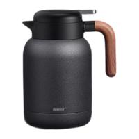 艾曼格（IMOGY）德国保温壶家用焖茶壶陶瓷内胆热水壶茶水分离暖水壶保暖瓶 绅士黑 1500ml 【独立可焖茶茶仓】