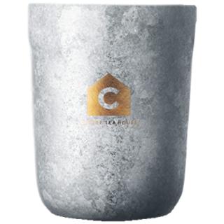 霸王茶姬 纯钛杯双层隔热养生泡茶杯子锁鲜敞口功夫茶送父亲节 纯钛杯-银色