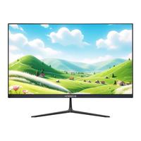 Hoesd.a瀚仕达显示器27英寸台式电脑显示屏2K高清高刷电竞游戏液晶屏幕办公4K家用19寸监控屏扩展副屏大屏 【24英寸-1K-75hz-全面屏】直面黑色