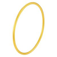 水贝黄金足金999素圈黄金手镯女空心古法素圈金镯子 圈口54 金重约6克+多退少补
