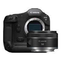  Canon/佳能 8K视频 全画幅专业相机套装+RF 50mmF1.8人像定焦镜头  单头套机 F1.8 50mm