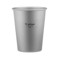 Ti artisan钛工匠纯钛啤酒杯户外露营果汁杯单层随手杯防摔冷饮杯钛杯 纯钛啤酒杯320ml(单只装)