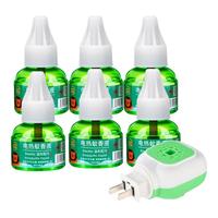 爱妮熊蚊香液电热驱蚊液无味插电防蚊补充液 【1器6液】