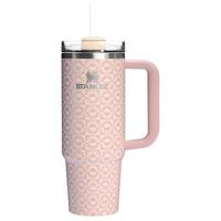 STANLEY巨无霸吸管杯水杯保温杯大容量办公不锈钢杯子887ML-蜜桃向日葵 蜜桃向日葵 887ml 【4月】