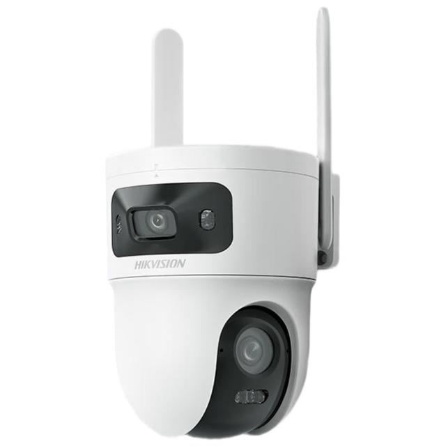 今日必买：海康威视 4g摄像头室户外终身免充值流量1000万双摄家用监控器360度无死角带夜视全景云台旋转