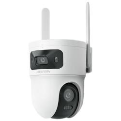 海康威视 4g摄像头室户外终身免充值流量1000万双摄家用监控器360度无死角带夜视全景云台旋转