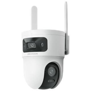 海康威视 4g摄像头室户外终身免充值流量1000万双摄家用监控器360度无死角带夜视全景云台旋转