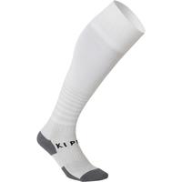 迪卡侬足球袜男长筒球袜儿童训练袜子 白色【45_47】2461447