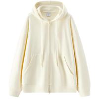 森马（Semir）迪士尼米奇系列外套女连帽宽松2025春季刺绣夹克松弛显瘦廓形 奶白10501【暖萌白】 M 160/84A