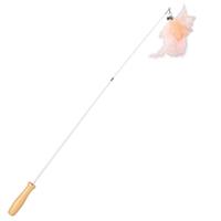 HELLOJOY猫玩具【可伸缩48-81CM】逗猫棒长杆羽毛铃铛猫咪玩具逗猫