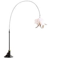 HELLOJOY猫玩具逗猫棒猫咪自嗨解闷懒人自动羽毛带吸盘铃铛猫咪用品