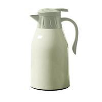 宅轻松 保温壶大容量保温水壶暖水瓶 保热保冷玻璃内胆热水瓶暖水壶1.9L 玻璃内胆保温壶 浅灰绿1.9L 1.9L