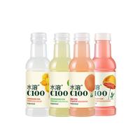 农夫山泉水溶C100整箱445ml*15瓶青桔味维生素C复合果汁饮料西柚柠檬血橙 【4种口味】 445mL*12瓶