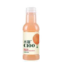 农夫山泉 NONGFU SPRING水溶C100整箱445ml*15瓶青桔味维生素C复合果汁饮料西柚柠檬血橙 【原箱】西柚味 445mL*15瓶