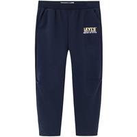 Levi's李维斯童装春秋款儿童针织长裤男童休闲简约裤子 正装蓝 140 /60 【身高128-140cm】