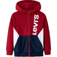 Levi's李维斯童装儿童卫衣春季男女童连帽卫衣新年衣服潮 辣椒红 110 /52 【身高98-104cm】