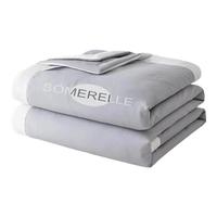 安睡宝（SOMERELLE）A类30%大豆蛋白被子夏被 夏天薄被空调被子夏凉被200*230cm 白边灰【A类30%大豆纤维空调被】