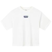 Levi's【凉感透气】李维斯儿童男童短袖T恤2025夏季运动上衣女 糖果白 140 /68 【身高128-140cm】