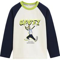 24年春季长袖t恤男童女童插肩袖婴幼T恤纯棉跑步儿童t恤