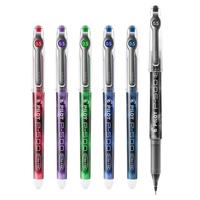 日本Pilot百乐中性笔金标P500中高考试全针管彩色笔BL-P50大容量水笔刷题黑笔 P700 黑色 0.7mm 1支装 0.5mm