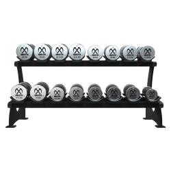 XMASTER 电镀哑铃防锈纯钢多功能套装固定家用 10KG （2个，共20kg）