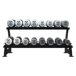 XMASTER 电镀哑铃防锈纯钢多功能套装固定家用 10KG （2个，共20kg）