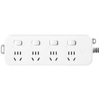 公牛（BULL）分控插座/插线板/插排/排插/接线板/拖线板 GN-B3043  4位分控全长2米 独立开关 4位分控2米