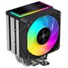 九鲨（JIUSHARK）九鲨JF100RS10CM风扇ARGB12代CPU散热器AMD4管PWM4PIN风冷 黑色(ARGB版）