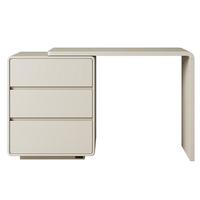 全友家居 现代奶油风转角伸缩化妆台斗柜一体卧室梳妆桌床尾收纳柜子