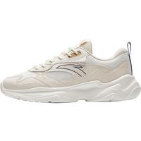 安踏 轻便 男士运动鞋  象牙白/泥沙灰-6