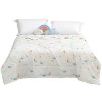 罗莱生活 LUOLAI 家纺KIDS夏季床上用品空调被子被芯夏凉被 【A类+抗菌防螨】黄小豆 120*150cm 夏被(24°C以上)