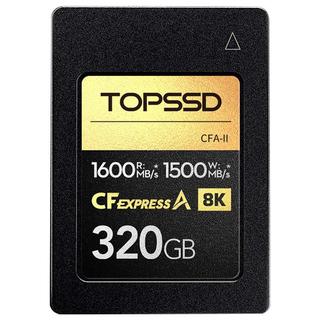 天硕（TOPSSD）CFE-A储存卡CFA高速存储卡1600MB/S三防8K视频索尼相机内存卡160G/320G 320GB【送卡盒】