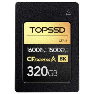 天硕（TOPSSD）CFE-A储存卡CFA高速存储卡1600MB/S三防8K视频索尼相机内存卡160G/320G 320GB【送卡盒】