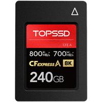 天硕（TOPSSD）CFE-A 储存卡 CFA卡高速读写CFexpressA卡 8K视频索尼相机卡内存卡存储卡 升级款800MB/s 480G【送卡盒】 读卡器套餐 800MB/s 240G【送卡盒】