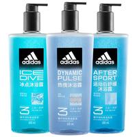 adidas/阿迪达斯 男士三效合一洗护套装 舒缓 1.8L