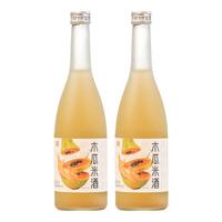 古越龙山木瓜米酒甜香醪糟汁月子酒低度糯鲜米酒无米酒饮料甜酒 木瓜米酒 500mL 2瓶