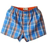 七匹狼阿罗裤男纯棉内裤宽松透气三分裤100%棉打底裤四角全棉格纹睡裤男 格纹1条装(黑色格)纯棉透气 1条 2XL (140-160斤/腰围2.5-2.7尺)