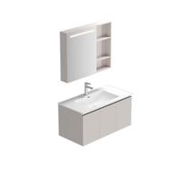 瑞尔特（R&T）浴室柜陶瓷一体盆全包背板多层储物智能卫生间现代简约Y0052-100