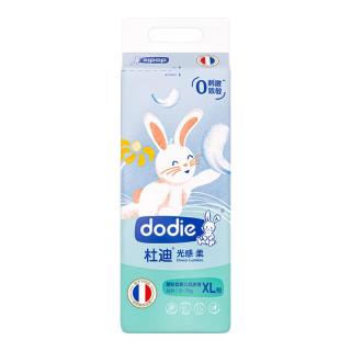 杜迪 DODIE杜迪光感柔婴儿纸尿裤儿童尿不湿超薄透气不红屁屁 纸尿裤XL码36片（1