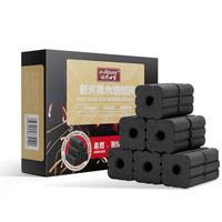 移动端、京东百亿补贴：烧烤世家 烧烤无烟果木炭 薪火炭两盒 速燃