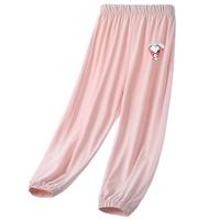 史努比 童装男女童防蚊裤中大童夏款儿童休闲长裤 粉爱心西瓜  160