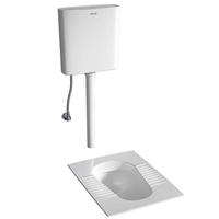 箭牌 家用蹲便器水箱套装蹲坑陶瓷大便器蹲厕整套蹲便池AE5007-1E